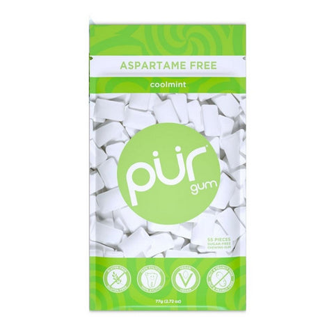 Coolmint Chewing Gum 2.72 Oz X 55 (Case Of 12) by Pure Mints Gum