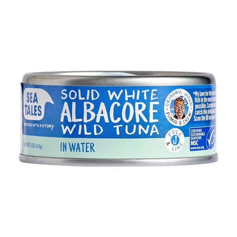 Seafood With A Story Solid White Wild Albacore Tuna in Water 5 Oz (Case Of 12) by Sea Tales
