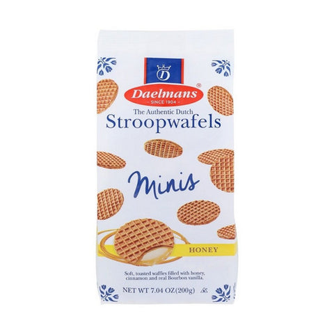Minis Honey Wafers 7.04 Oz (Case Of 12) by Daelmans