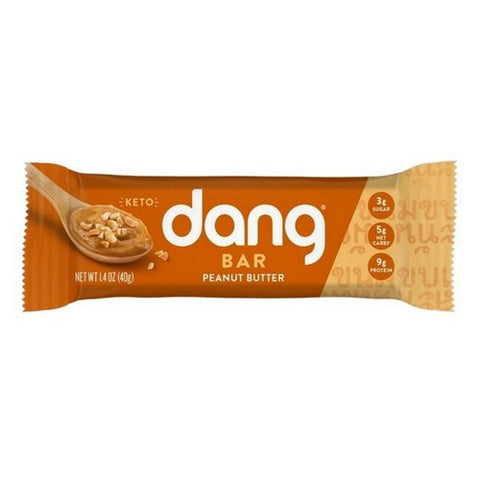 Dang, Peanut Butter Keto Bar, 1.4 Oz (Case Of 12)