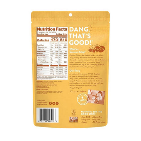Dang, Coconut Chips Sea Salt Caramel, 3.17 Oz (Case Of 12)