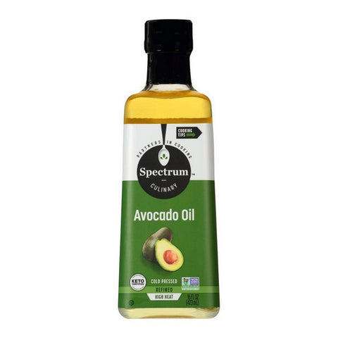 Spectrum Naturals, Avocado Oil Cold Pressed Refined, 16 Oz (Case Of 6)