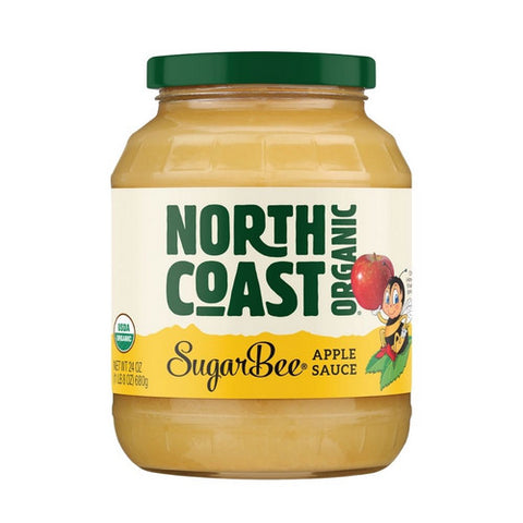 Organic Sugarbee Apple Sauce 24 Oz (Case Of 6) by North Coast