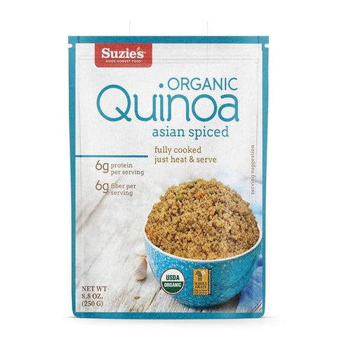Suzies, Organic Quinoa Asian Spiced Ready To Eat, 8.8 Oz (Case Of 6)