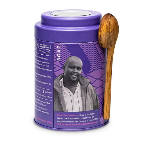 JusTea, Purple Rain Loose Leaf Purple Tea, 2.8 Oz (Case Of 6)