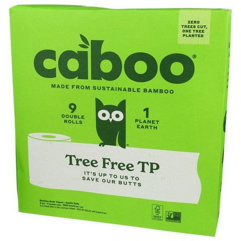 Caboo, Tree Free Toilet Paper, 9 Roll (Case Of 6)
