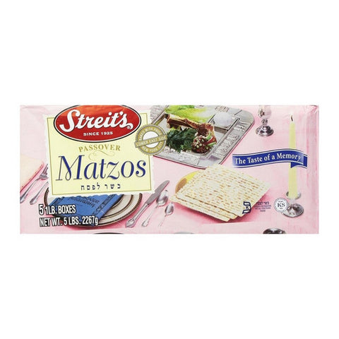Streits, Passover Matzos, 5 Lbs (Case Of 6)