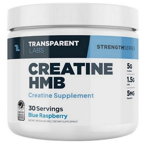 Transparent Labs, Creatine HMB, Blue Raspberry 10.4 Oz