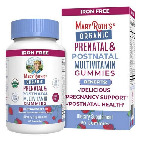 MaryRuth's, Prenatal And Postnatal Multivitamin, Strawberry 60 Count