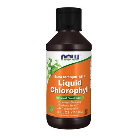 Now Foods, Chlorophyll Liquid Extra Strength Mint, 4 Oz