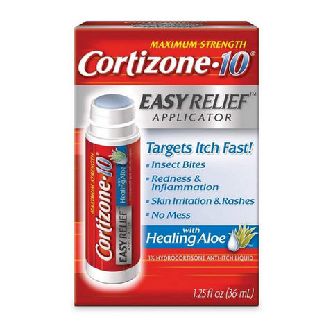 Maximum Strength Easy Relief Applicator With Healing Aloe 1.25 Oz by Cortizone-10
