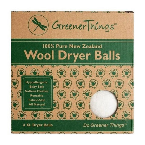 Greener Things, Greener Things Wool Dryer Balls, 4 Count
