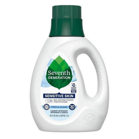 Seventh Generation, Free And Clear Liquid Laundry Detergent, 45 Oz