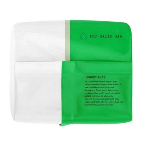 The Honey Pot, Organic Herbal Heavy Flow Pantiliners With Wings, 20 Count