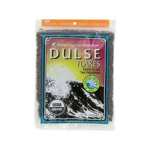 Maine Coast Sea Vegetables, Dulse Flakes Organic Sea Vegetables Washed, 4 Oz