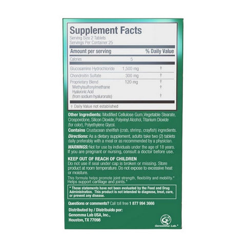 X Ray, Dol Glucosamine Chondroitin And Msm, 50 Tablets