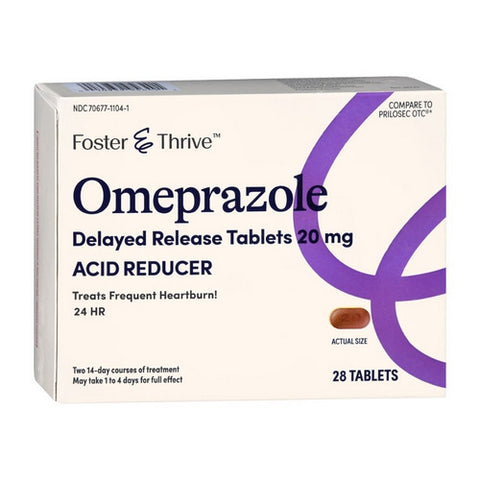 Foster And Thrive, Omeprazole Delayed Release, 20 Mg, 28 Tabs