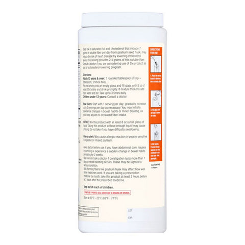 Foster And Thrive, Fiber Powder Original Texture Orange, 19 Oz