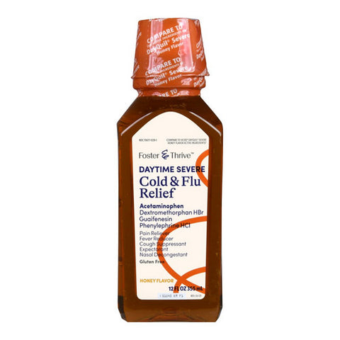Foster And Thrive, Daytime Severe Cold & Flu Relief, 12 Oz