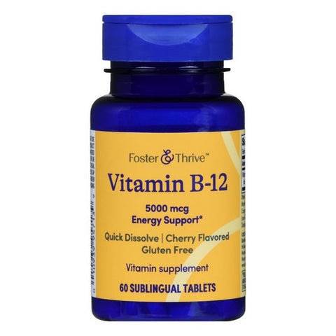Foster And Thrive, Vitamin B-12, 500 Mcg, 60 Tabs