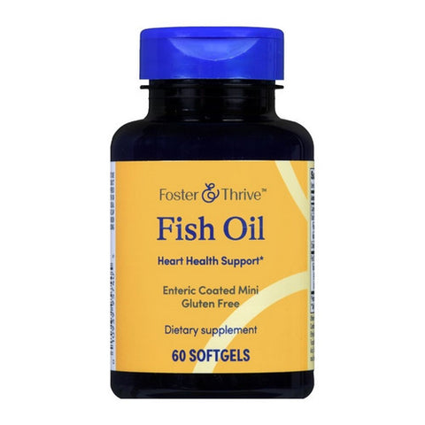 Fish Oil Enteric Coated Mini 60 Softgels by Foster And Thrive