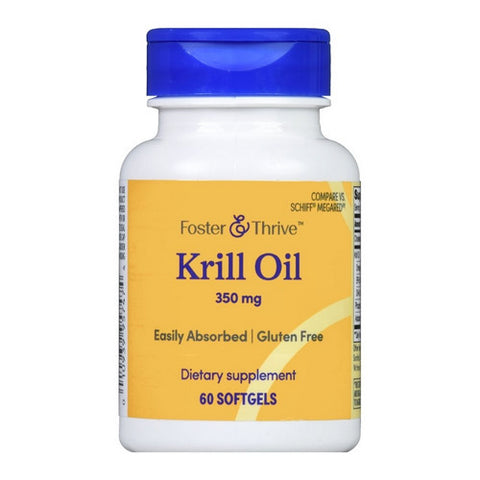Foster And Thrive, Krill Oil, 350 Mg, 60 Softgels