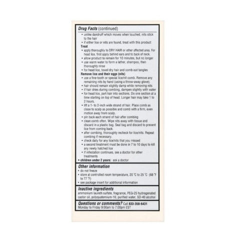 Foster And Thrive, Maximum Strength Lice Killing Shampoo, 4 Oz Foster And Thrive