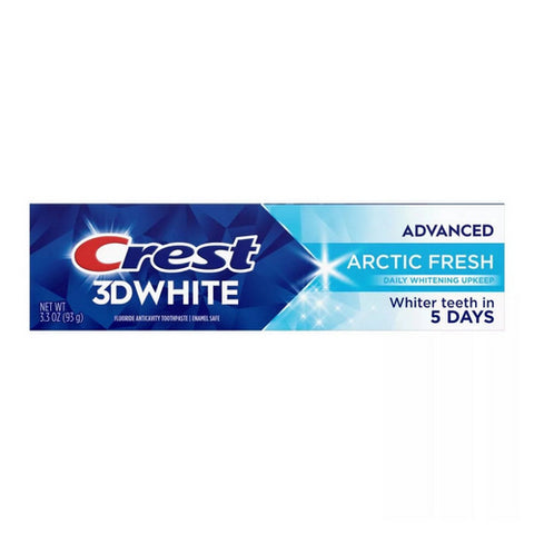 3D White Advanced Teeth Whitening Arctic Fresh Toothpaste 3.3 Oz by Crest