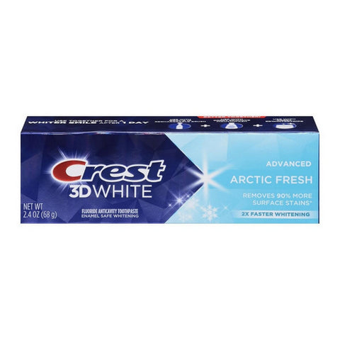 3D White Fluoride Anticavity Toothpaste Arctic Fresh 2.4 Oz by Crest