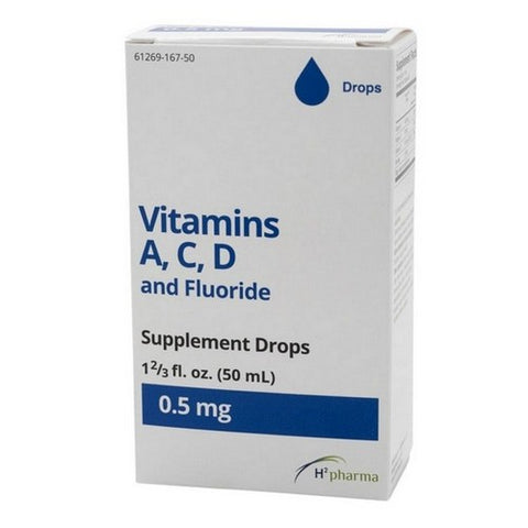 Taro, Vitamins A/C/D And Fluoride, 0.5 Mg, 50 mL