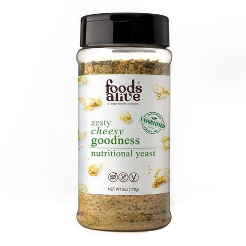 Foods Alive, Nutritional Yeast Zesty Cheesy Shaker, 6 Oz