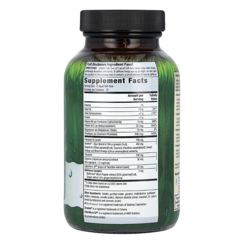 Irwin Naturals, Stored Fat Belly Burner plus Calori Burn GP, 40 Liquid Softgels