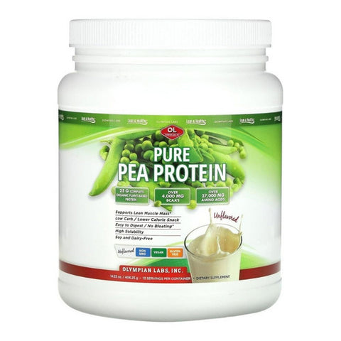 Olympian Labs, Lean And Healthy Pea Protein Unflavored, 600 Grams