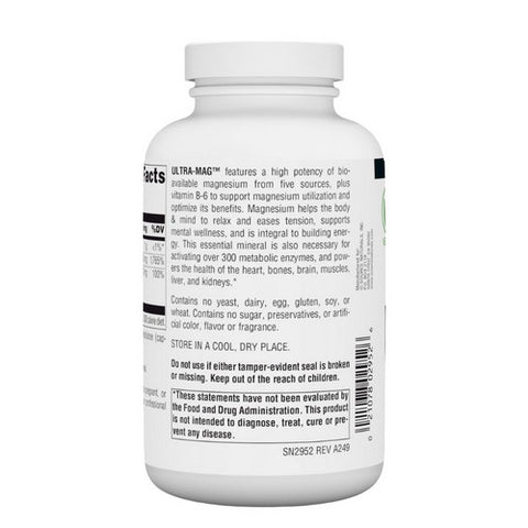 Source Naturals, Ultra Magnesium, 200 Mg, 180 Veggie Capsules