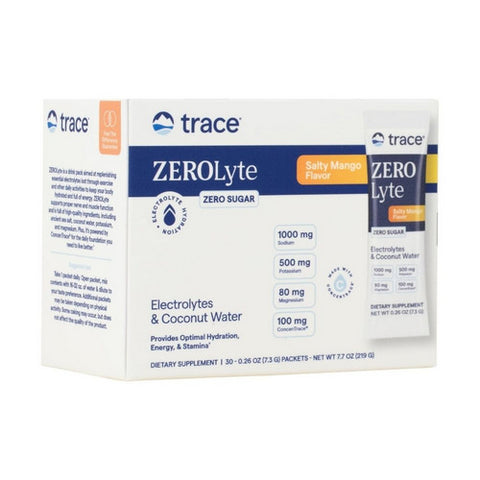 Trace Minerals, ZeroLyte Salty Mango, 30 Count