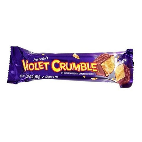 Violet Crumble, Honeycomb Milk Chocolate Bar, 1.05 Oz (Case Of 20)