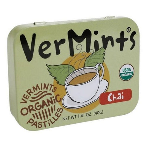 Vermints, Natural Organic Chai Pastilles, 1.41 Oz (Case Of 6)