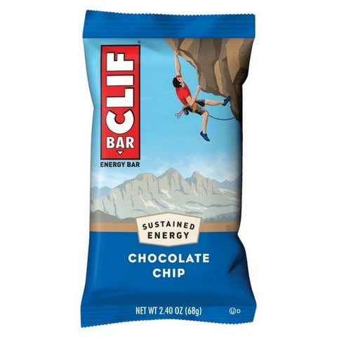 Clif Bar, Chocolate Chip Energy Bars, 2.4 Oz X 5 Count (Case Of 9)