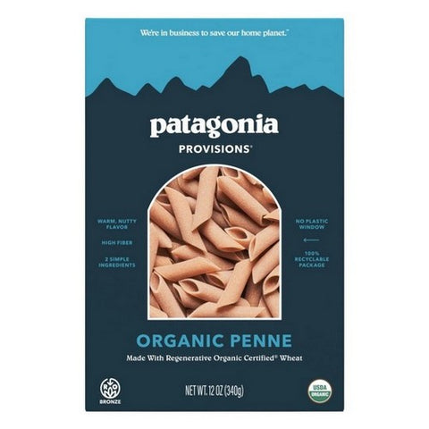 Patagonia Provisions, Organic Penne Pasta, 12 Oz (Case Of 6)