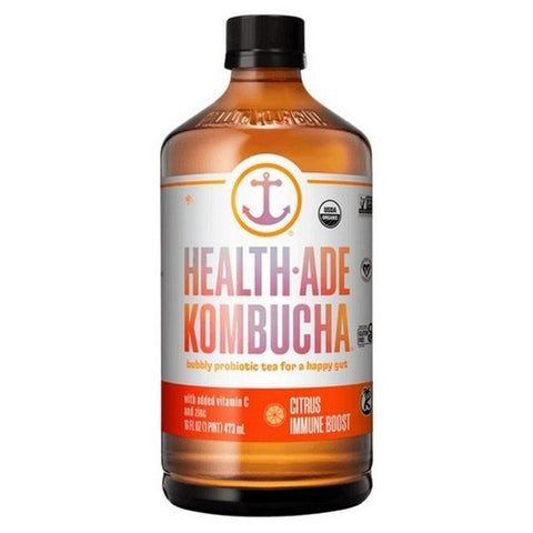 Health-Ade, Organic Citrus Immune Boost Kombucha, 16 Oz (Case Of 12)