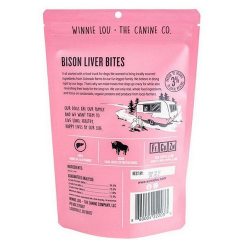 Winnie Lou, Biscon Liver Bites Dog Treats, 2.5 Oz (Case Of 6)