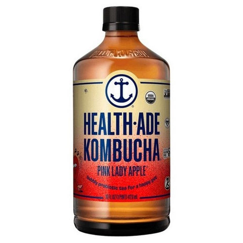 Health-Ade, Pink Lady Apple Kombucha, 16 Oz (Case Of 12)
