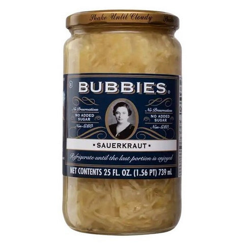 Bubbies, Bubbies Sauerkraut, 25 Oz (Case Of 6)