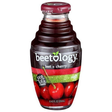 Beetology, 100% Organic Beet And Cherry Juice, 8.45 Oz (Case Of 6)