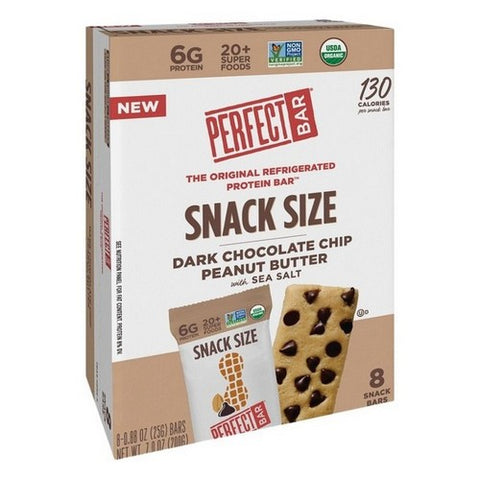 Perfect Bar, Dark Chocolate Chip Peanut Butter Snack Size, 7 Oz (Case Of 6)