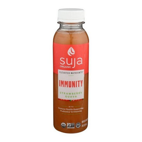 Suja, Elevated Nutrients Immunity Enhanced Strawberry Guava Fruit Juice Drink, 12 Oz (Case Of 6)
