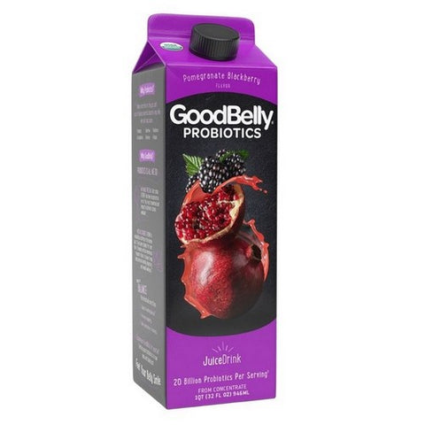 Good Belly, Probiotic Juice Pomegranate Blackberry One Q, 32 Oz (Case Of 6)