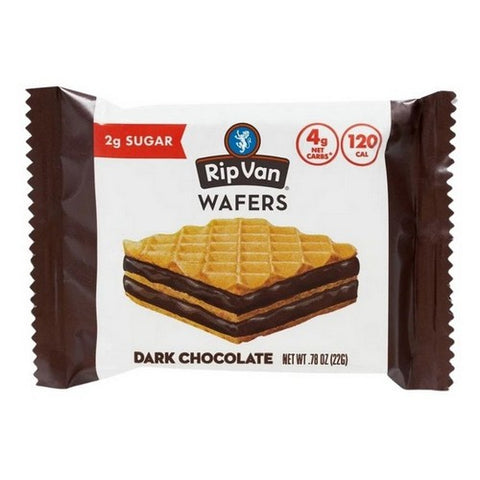 Rip Van Wafels, Dark Chocolate Wafer, 0.78 Oz (Case Of 16)