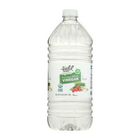Organic White Vinegar Distilled 64 Oz (Case Of 6) by Field Day