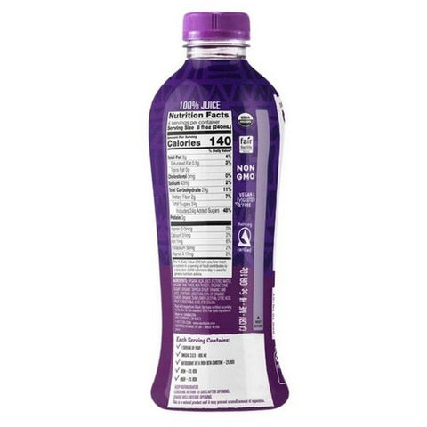 Sambazon, Organic Acai Juice The Original, 32 Oz (Case Of 6)
